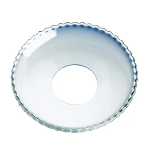 Ljusmanschett 6,5 cm med pärlkant  4 st