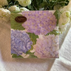 Servett Hydrangea kaffe/cocktail