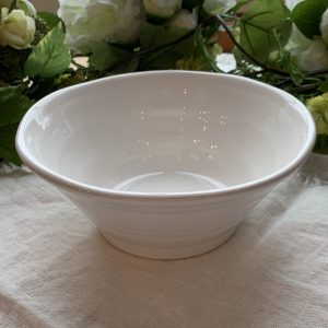 Skål 18cm Vit Capri Bruka Design