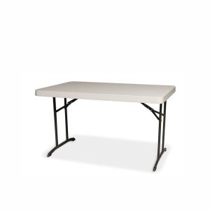 BORD, vit plast 122×76 cm