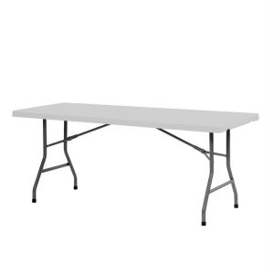 BORD, grå plast 200×90 cm