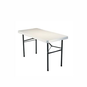 BORD, vit plast 122×60 cm