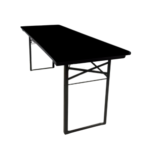 BÄNKBORD, svart 70×180 cm (endast bord)