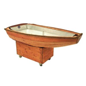 ISBÅT, Träeka med rostfri insats