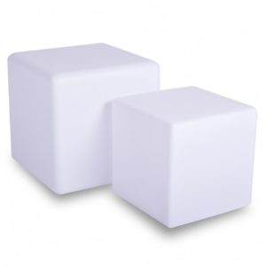 PALL/BORD, Med belysning i olika färger 35x35cm