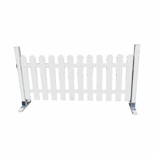 STAKET, vitt trä 200×90 cm