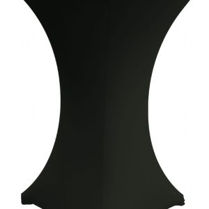 STÅBORDSDUK, elastisk svart Ø60 cm