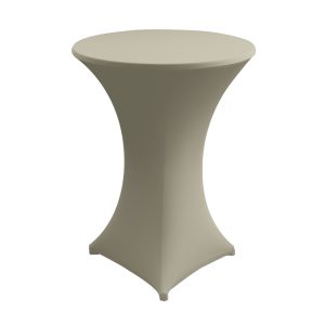 STÅBORDSDUK, elastisk grå/grön Ø60 cm