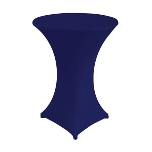 STÅBORDSDUK, elastisk mörkblå Ø60 cm