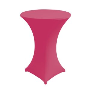 STÅBORDSDUK, elastisk rosa Ø60 cm
