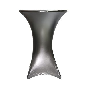 STÅBORDSDUK, elastisk silver Ø60 cm