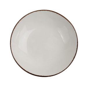 TALLRIK, Fortuna beige djup Ø22,5 cm