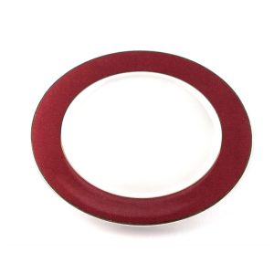 TALLRIK, Oriental vinröd 31 cm