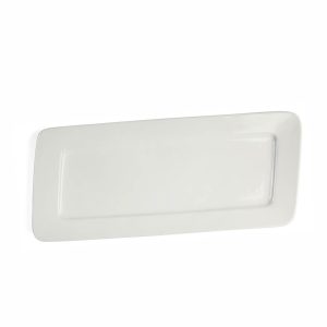 UPPLÄGGNINGSFAT, porslin 46×19 cm