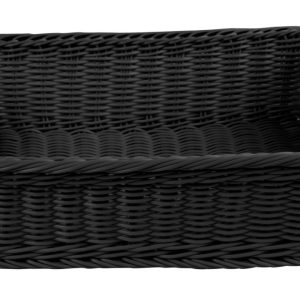 BRÖDKORG, svart 30x38x8H cm