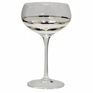 Champagneskål/dessertskål Versailles 30 cl silver  2-pack