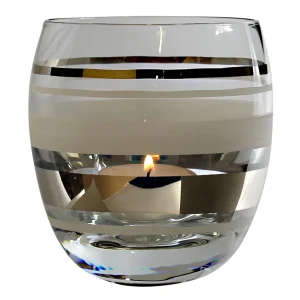 Ljuslykta Versailles 10 cm silver