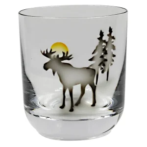 Whiskyglas Älg