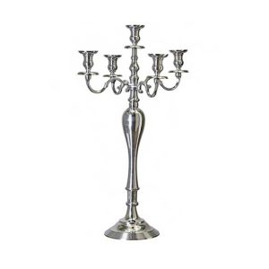 KANDELABER, silver 5-armad 75 cm