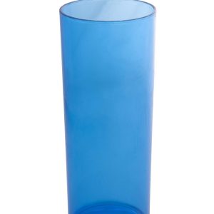 VAS, BLÅ PLEXI, ØxH,11x29cm