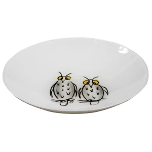 Fat Ugglor 30 cm Vit