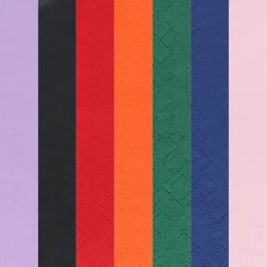 PAPPERSSERVETT 3-lag färg, 40x40cm, 50st