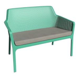 SOFFA, Net, Oceangrön med grå dyna