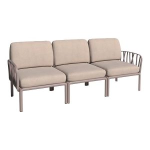 SOFFA, Komodo, 3-sits med beige dyna