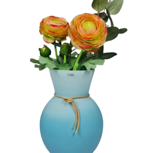 Happy Vas 23 cm Blå Hallon