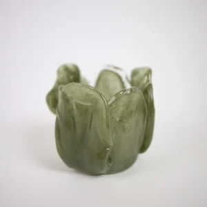 Anita ljuslykta olivgrön