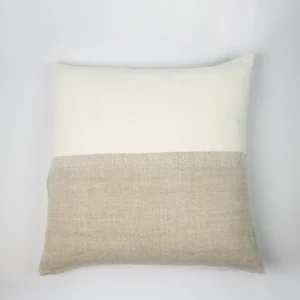 Levi kuddfodral benvit/natur 60×60