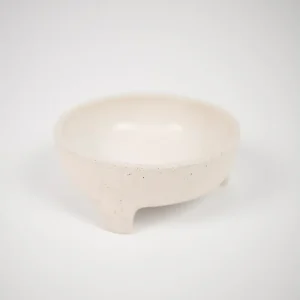 Alissa skål på fot vit