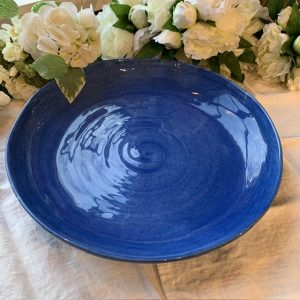 Uppläggningsfat 36cm blå Capri Bruka Design