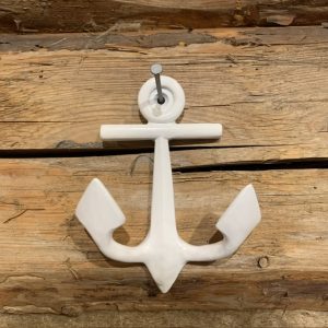 Ankare vägghängare vit