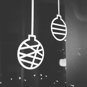 Fönsterdekor, kulor (8 cm)