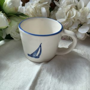 Mugg cappuccino Segelbåt Capri Bruka Design