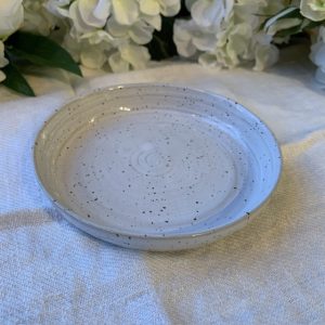 Handdrejad  Assiette 12cm ”Vit chamotte ” Sundboden Design