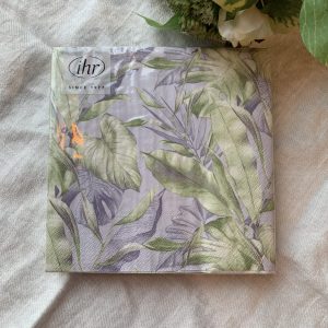 Servett Bamboo Leaves Lilac lunch