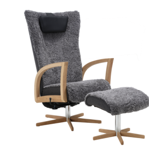 Focus snurr fåtölj inkl pall Bröderna Anderssons