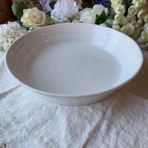 Fat/Skål 37cm vit Capri Bruka Design