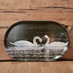 Bricka ”Svanpar” Sundboden Design