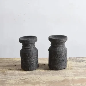 WOODEN CANDLE STICK