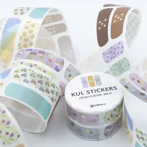 Kul stickers – Låtsas-plåster