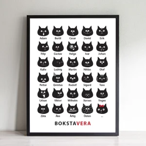Poster - BokstaVera Katt