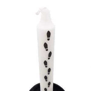 Ljusdekor, fotspår efter Nisse