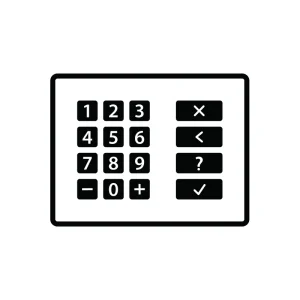 Knappar till automat