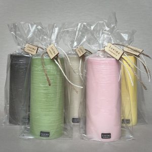 Ljuspaket, färgade Cylinderljus Ø67mm i cellofan