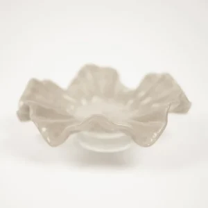 Loa skål på fot taupe