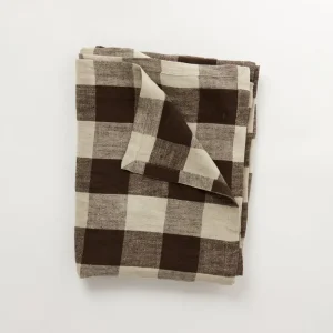 Johanna linneduk brun 150×300