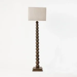 Preston golvlampa brungrå